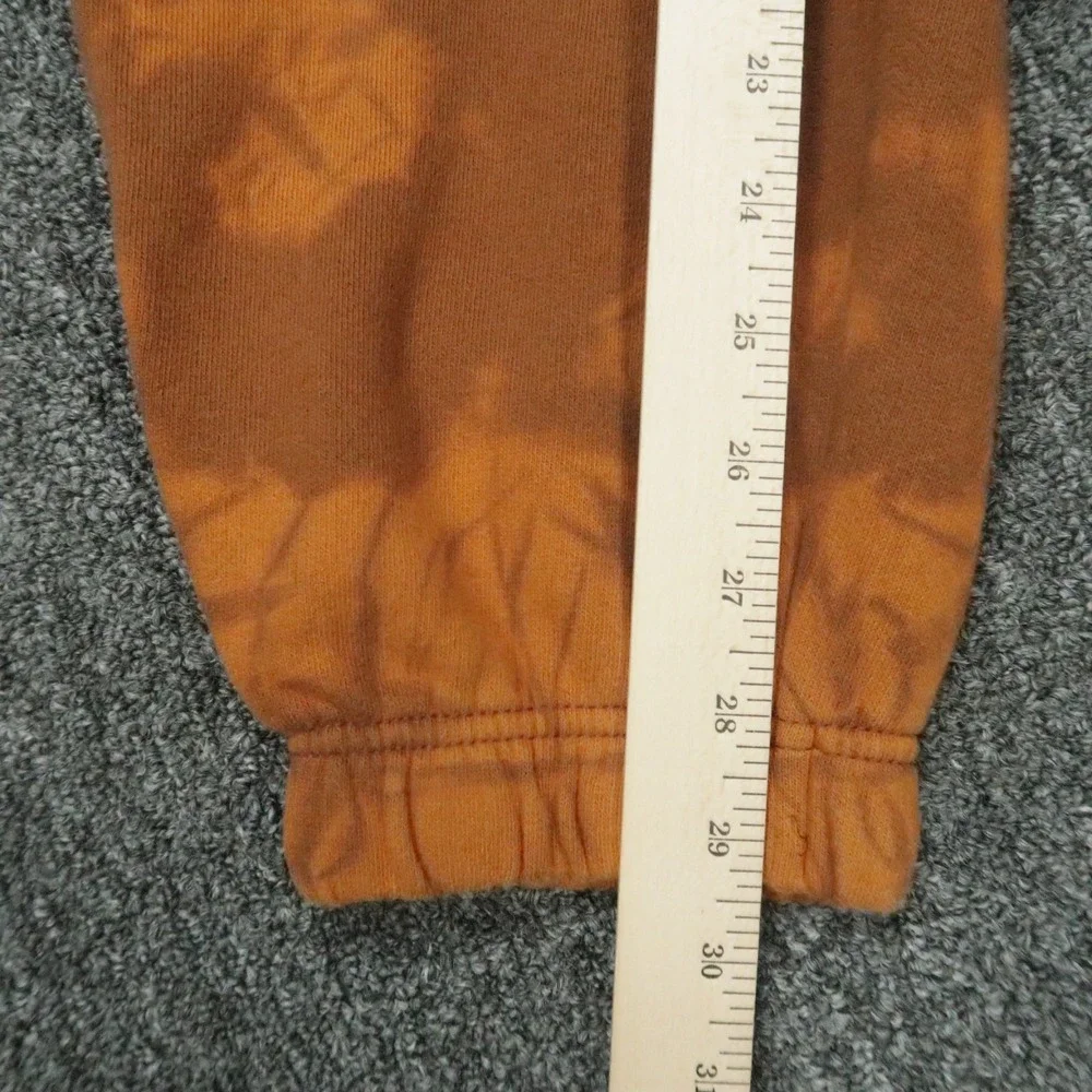 Alphalete Pants Mens Large Orange  Joggers Tapered Athletic Sweatpants Tie Dye‎